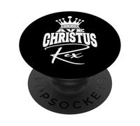 Ave Christus Rex Tradizionale Cattolico Latino Ave Cristo Re PopSockets PopGrip Adesivo