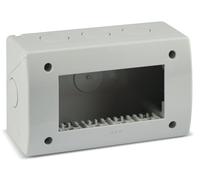 Ave Contenitore Autoportante IP40 S44 per Minicanali 4 Moduli Bianco
