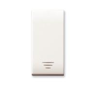Ave Domus S44 Pulsante 1P 10A Illuminabile Bianco Lucido