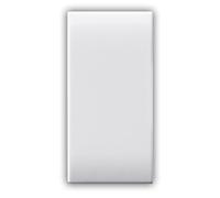 Ave Domus S44 Tappo Copriforo 1 Modulo Bianco Lucido RAL 9010