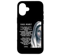 Ave Maria Beata Madre Rosario Preghiera Custodia per iPhone 16