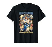 Ave Maria Beata Madre Rosario Preghiera Maglietta
