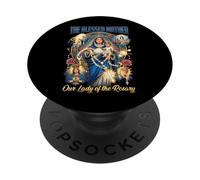 Ave Maria Beata Madre Rosario Preghiera PopSockets PopGrip Adesivo