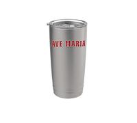 Ave Maria Florida Bicchiere termico in acciaio inox doppia parete