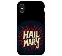 Ave Maria per un audace salto di fede Custodia per iPhone X/XS