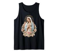 Ave Maria Vergine Maria Rose Cattolica Preghiera devozionale Arte Canotta