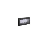 Ave placca ip55 con membrana cedibile 4 moduli grigio metallizzato 45sp44gm acc