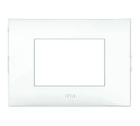 Placca Ave YOUNG44 colore bianca 3 moduli 44PJ03B