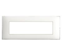 Placca Ave YOUNG44 colore bianco 7 moduli 44PJ07B