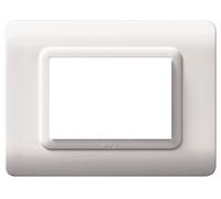 Ave Placca Tecnopolimero S44 3 Moduli Bianco