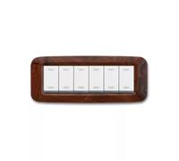 AVE PLACCA YES TECNOPOLIMERO 6 MODULI RADICA 45PY06RD SERIE YES