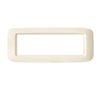 A.v.E. Placca in tecnopolimero Yes 45 – 6 moduli – bianca lucida 45PY06BP