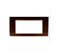 Ave placca zama45 metallo 4 moduli bronzo metallo 45p94bz serie zama