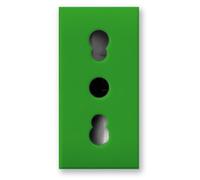 Ave Presa Bipasso 2P+T 10/16A 250V S44 Verde Lucido, 442006/15TSV