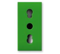 Ave Presa Bipasso 2P+T 10/16A 250V S44 Verde Lucido, 442006/15TSV