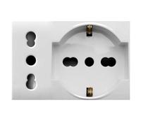 AVE Presa SCHUKO+BIPASSO 10/16A DOMUS3M 44109015MB 44109015MB