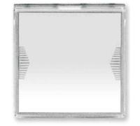 Pulsante campanello portanome Ave Domus Sistema 44 10A 1P illuminabile 441005TP/2