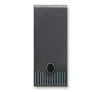 AVE Pulsante NA con Gemma Illuminabile Nero, 10A, USB, Ausiliario, 1 Adapter, 10A, Nero, moderno, ADATTATORE DI CARICA