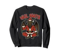 Ave Santa Pesante Solstizio Pagano Gotico Baphomet Natale Felpa