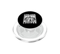 Ave Satana Live Love Lucifer With Dancing Demons Original PopSockets PopGrip per MagSafe