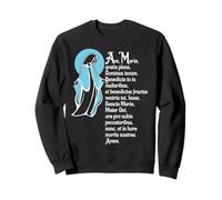 Ave Schubert Madre Maria Messa Latina Cattolica Felpa