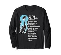 Ave Schubert Madre Maria Messa Latina Cattolica Maglia a Manica