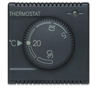 Ave 445085 termostato elettronico con manopola 230v 2 moduli colore grigio tekla