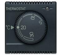 Ave Tekla S44 Termostato Elettronico con Manopola 230V N NC 5A 2 Moduli Grigio