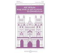 Ave verum op. 2/1 chant: Jesus, word of God incarnate. op. 2/1. soprano, mixed choir (SATB) and organ. Partition de chœur.