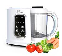 Avec Maman Baby Cuisine Frullatore elettrico Multifunzione 4-in-1 - Scalda biberon neonato + Cottura a vapore + Cuocipappa + Mixer - NUOVO Versione + Regalo perfetto per neogenitori + senza BPA