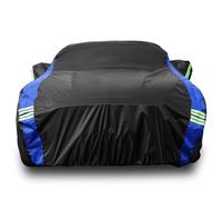 Avecrew, Copertura per auto esterna integrale per berlina Ford Mustang, impermeabile, per tutte le stagioni, per esterni, con cinghia antivento