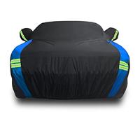 Avecrew Dodge Challenger Copertura per auto impermeabile per tutte le condizioni atmosferiche, per esterni, per Dodge Challenger 2008-2023, con cinghia antivento e cerniera per portiera del conducente