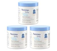 Aveeno Baby Balsamo notturno per terapia eczema, con farina d'avena colloidale naturale e dimeticone per la pelle secca e sollievo dall'eczema del bambino, 155,9 g (confezione da 3)