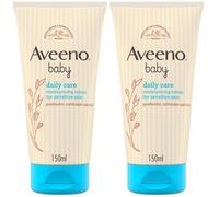 Aveeno Baby Crema Idratante Viso e Corpo con Avena 2x150 ml Crema
