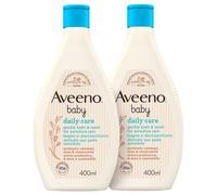 Aveeno Baby Daily Care Bagno e Docciaschiuma Delicato per Pelle Sensibile dei Bambini 2 x 400 ml