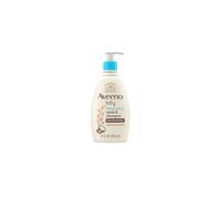 Aveeno Baby Daily Idratizzante 2 in 1 Lavaggio e shampoo per bambini e shampoo con burro di karit e estratto di avena purifica delicatamente la pell