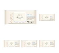 Aveeno Baby Salviettine Umidificate e Delicate per Neonati con Estratto di Avena e Aloe - Senza Profumo, Solfati e Alcol - 72 Pezzi