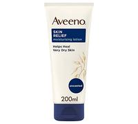 Aveeno, Crema Corpo Liquida Nutriente e Lenitiva al Burro di Karité, Skin Relief, con Triplo Complesso dell’Avena Prebiotica, 200ml