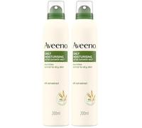 Aveeno Daily Moisturising After-Shower Mist, Formulato con avena, adatto per pelli sensibili, spray ad assorbimento rapido non grasso, blocca l'umidità 48h, 200 ml (Confezione da 2)