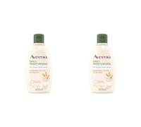 Aveeno Daily Moisturising, Bagno Doccia Rivitalizzante Naturale allo Yogurt ed Avena Probiotica, Delicato, Profumo di Albicocca e Miele, 300 ml (Confezione da 2)