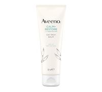 Aveeno Face CALM+RESTORE balsamo ricco di avena, idrata in profondità, per pelli molto secche e irritate, con triplo complesso lenitivo di avena e ceramidi, senza profumo, 50 ml