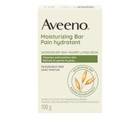 Aveeno Moisturizing Bar with Natural Colloidal Oatmeal for Dry Skin, Fragrance Free, 3.5 oz by Aveeno