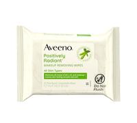 Aveeno Positively Radiant Makeup Removing Wipes, 25 Count by Aveeno