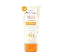 Aveeno Protect + Hydrate Moisturizing Body Sunscreen Lotion With Broad Spectrum Spf 30 & Prebiotic Oat, Weightless & Refreshing Feel, Paraben-free, Oil-free, Oxybenzone-free, 3.0 ounces