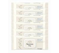 AVEENO Baby Daily Care Wipes - Salviettine per la pulizia delicata ed efficiente, salviette per neonati, essenziali per bambini, 72 salviette, coperchio su ogni confezione, confezione da 6 (432