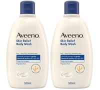 Aveeno Skin Relief Bagnoschiuma Lenitivo Pelli Secche Sensibili 2x500