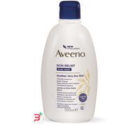 Aveeno Skin Relief, bagnoschiuma, lenisce la pelle molto secca, 500 ml (confezione da 1), la confezione può variare