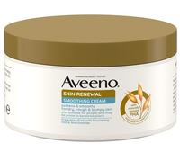 Aveeno Skin Renewal Crema Levigante, Crema corpo idratante pelle secca e ruvida con Avena Prebiotica, PHA esfoliante e Niacinamide, Body lotion per pelli sensibili e con cheratosi pilare, 300 ml