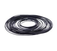 Avejjbaey 30/50/100/120PCS 1mm Mix Size Belt Cassette Tape Machine Belt 40-135mm Fold Lunghezza Assortimento Cinghie di Gomma Set Cintura Per Lettore Portatile