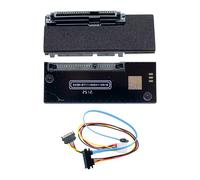 Avejjbaey Adattatori SATA da 22 pin a SAS 29 pin femmina per hard disk convertitori con cavo installazione senza attrezzi per un trasferimento dati stabile del data center